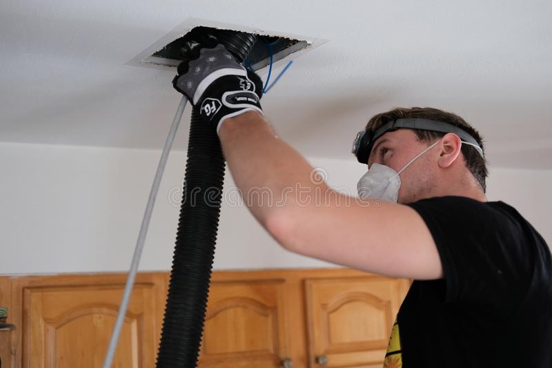 How often should the ventilation ducts be cleaned?